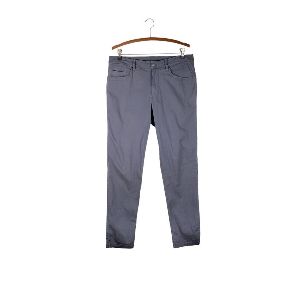 Lululemon ABC Pant Slim Gray M5669S 5-Pocket Garment Dye Size 32x31
